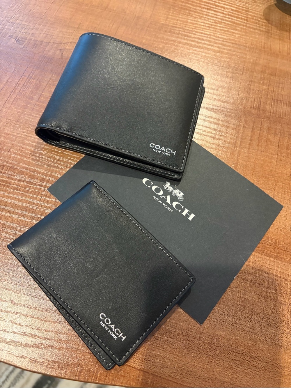 COACH 3 in 1 Men's Wallet & Card Holder